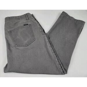 Calvin Klein Mens 38x30 Grey Casual Pants Slacks 5 Pockets